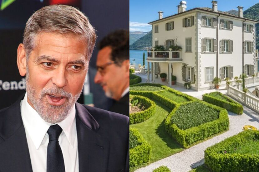 Inside Clooney's Lake Como House